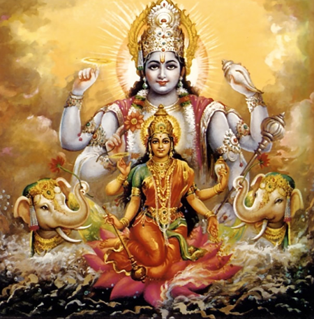 Information on Hindu Goddess  Lakshmi Devi Divya Shakti  